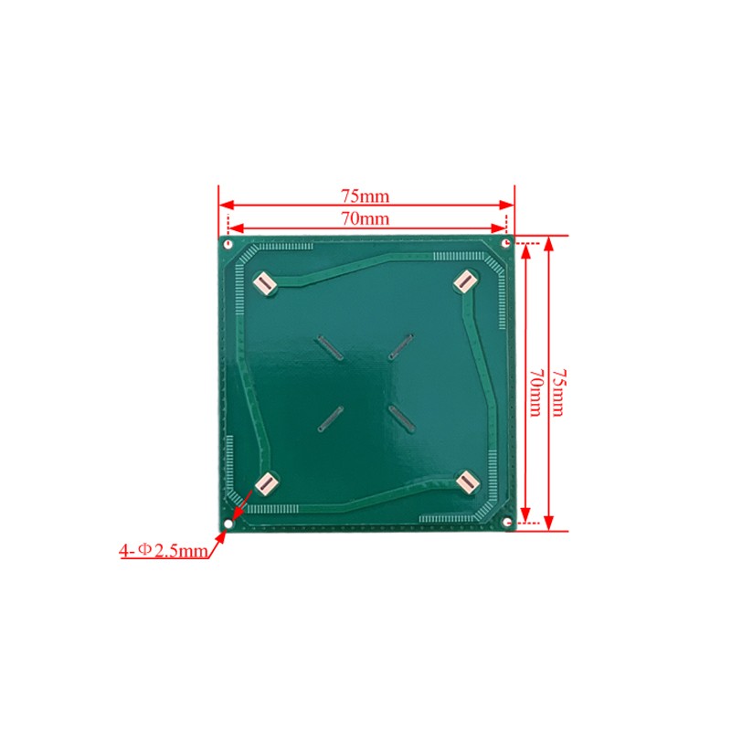 Ăng-ten xoắn ốc phân cực tròn RFID UHF JT-T075R 4dBi 860-960MHz