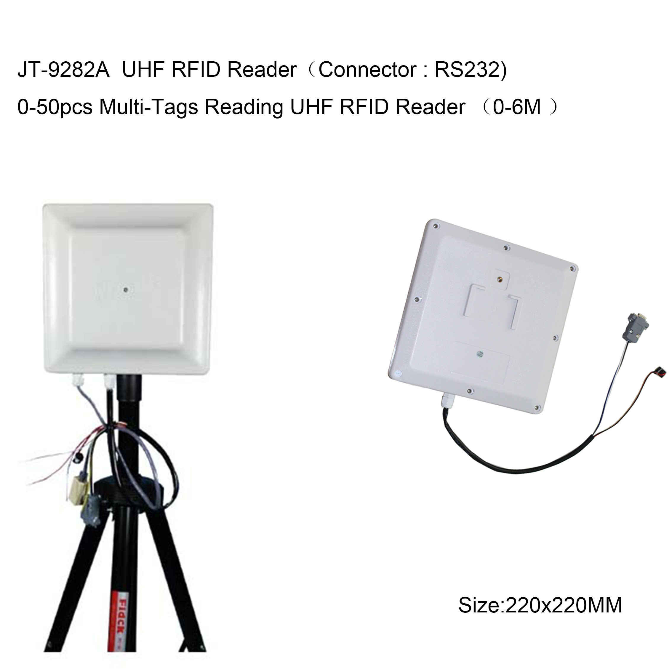 Đầu đọc RFID UHF đa thẻ tầm trung R2000, phạm vi 0-6M