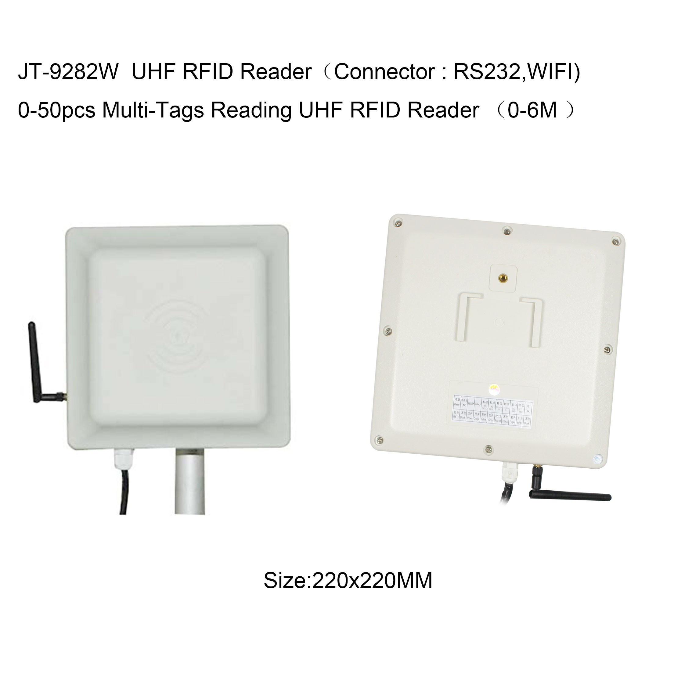 Đầu đọc RFID UHF tầm trung Impinj R2000 WIFI 902-928Mhz, phạm vi hoạt động 0-6M
