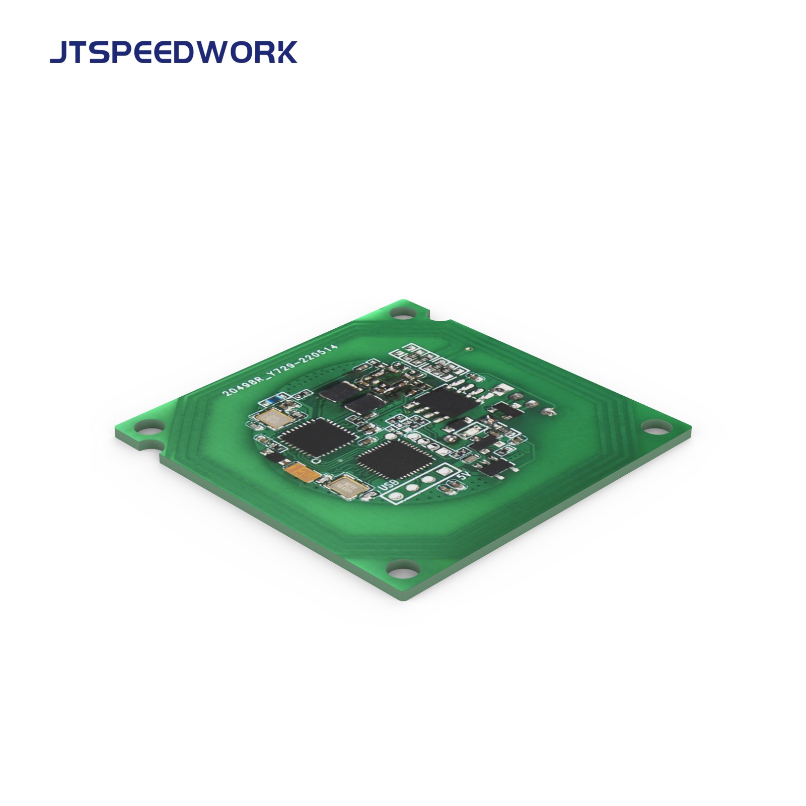 Module RFID HF mini JT-1550 13.56MHz, hỗ trợ giao thức ISO14443A và ISO 15693.