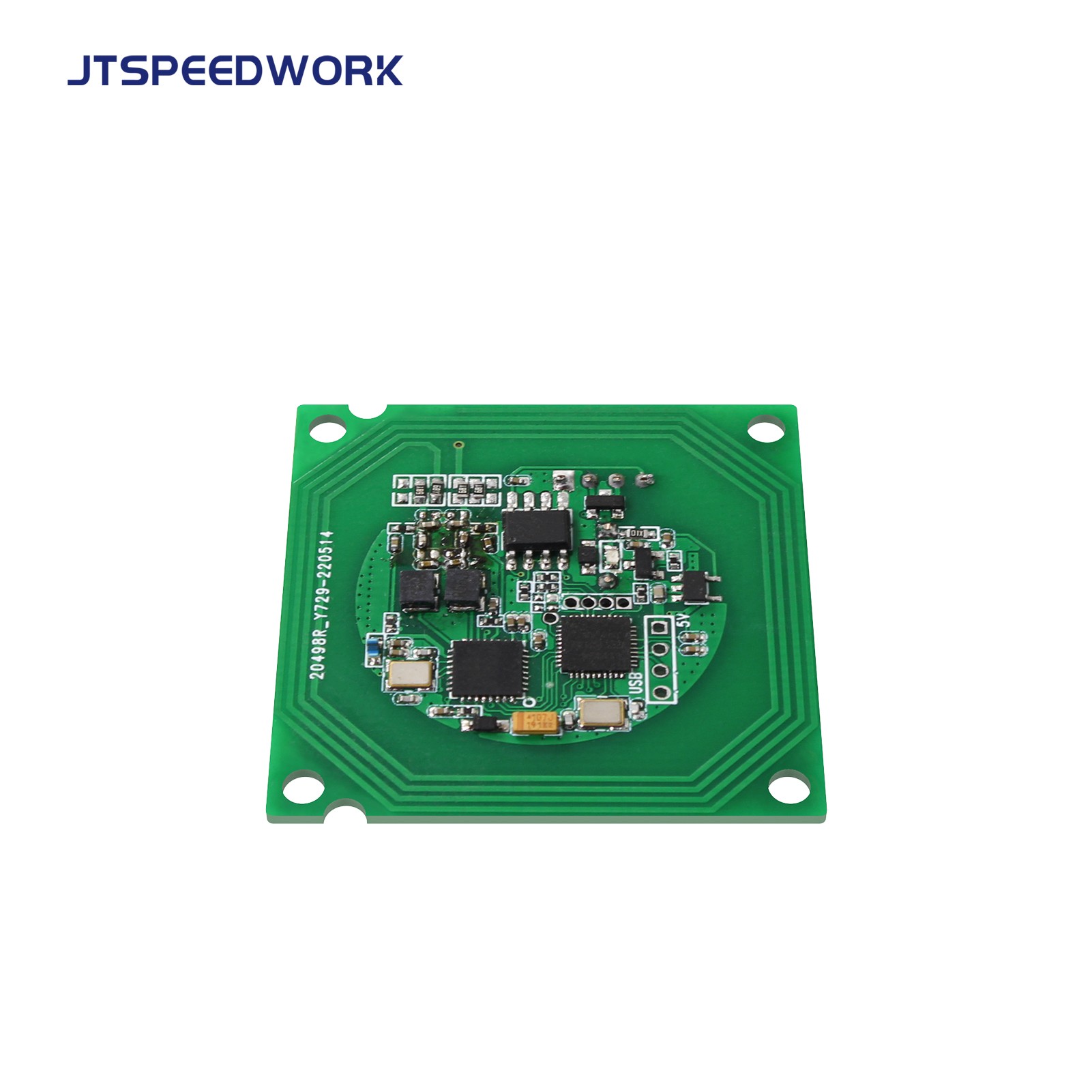 Module RFID HF mini JT-1550 13.56MHz, hỗ trợ giao thức ISO14443A và ISO 15693.