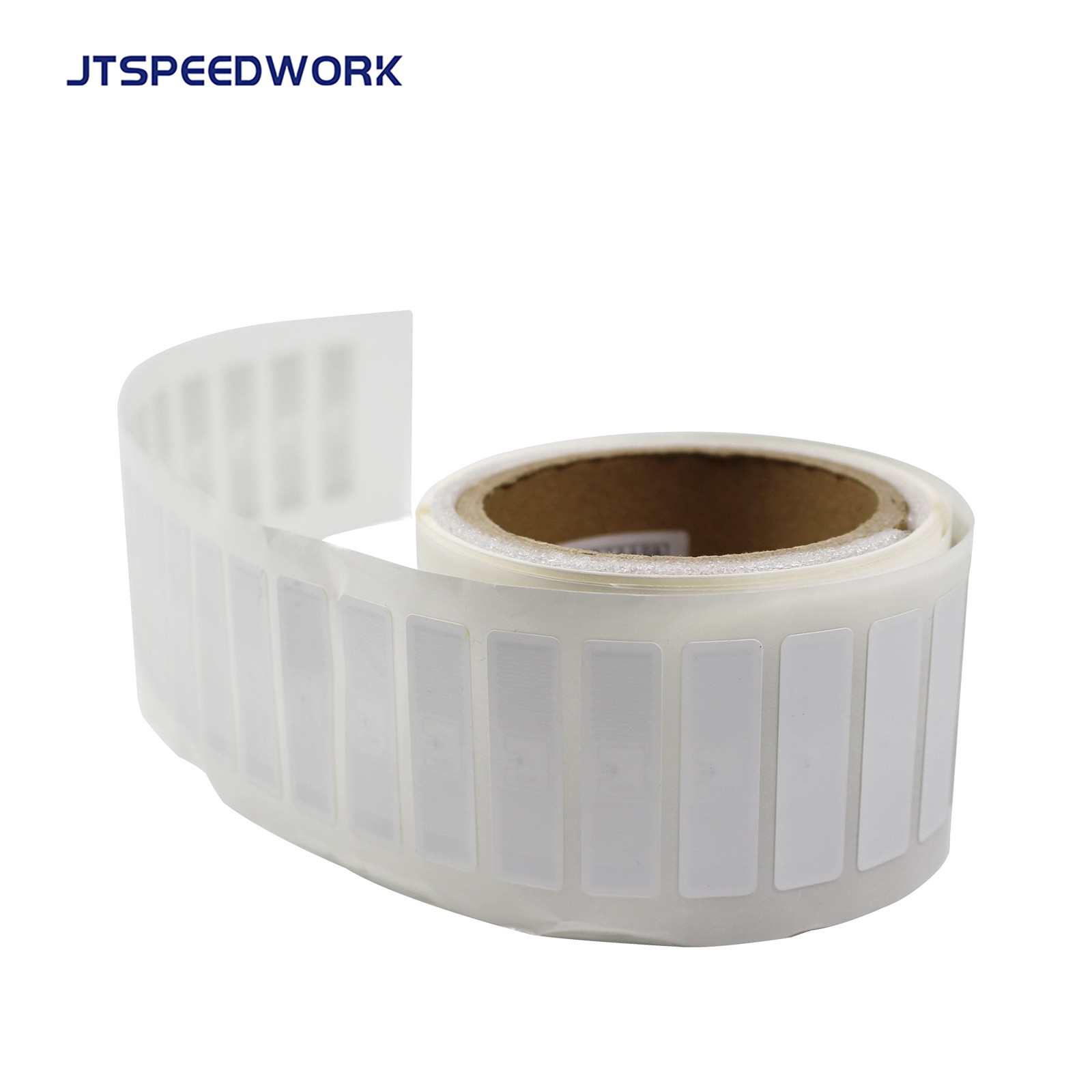 Nhãn dán RFID UHF loại giấy tráng phủ JT-I9610 kích thước 48*14mm