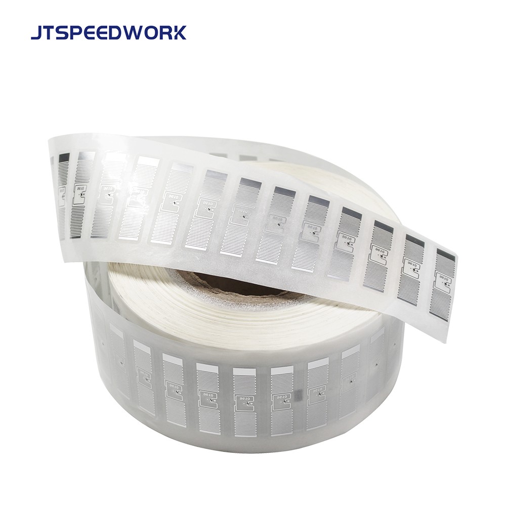Nhãn dán RFID UHF loại giấy tráng phủ JT-I9610 kích thước 48*14mm