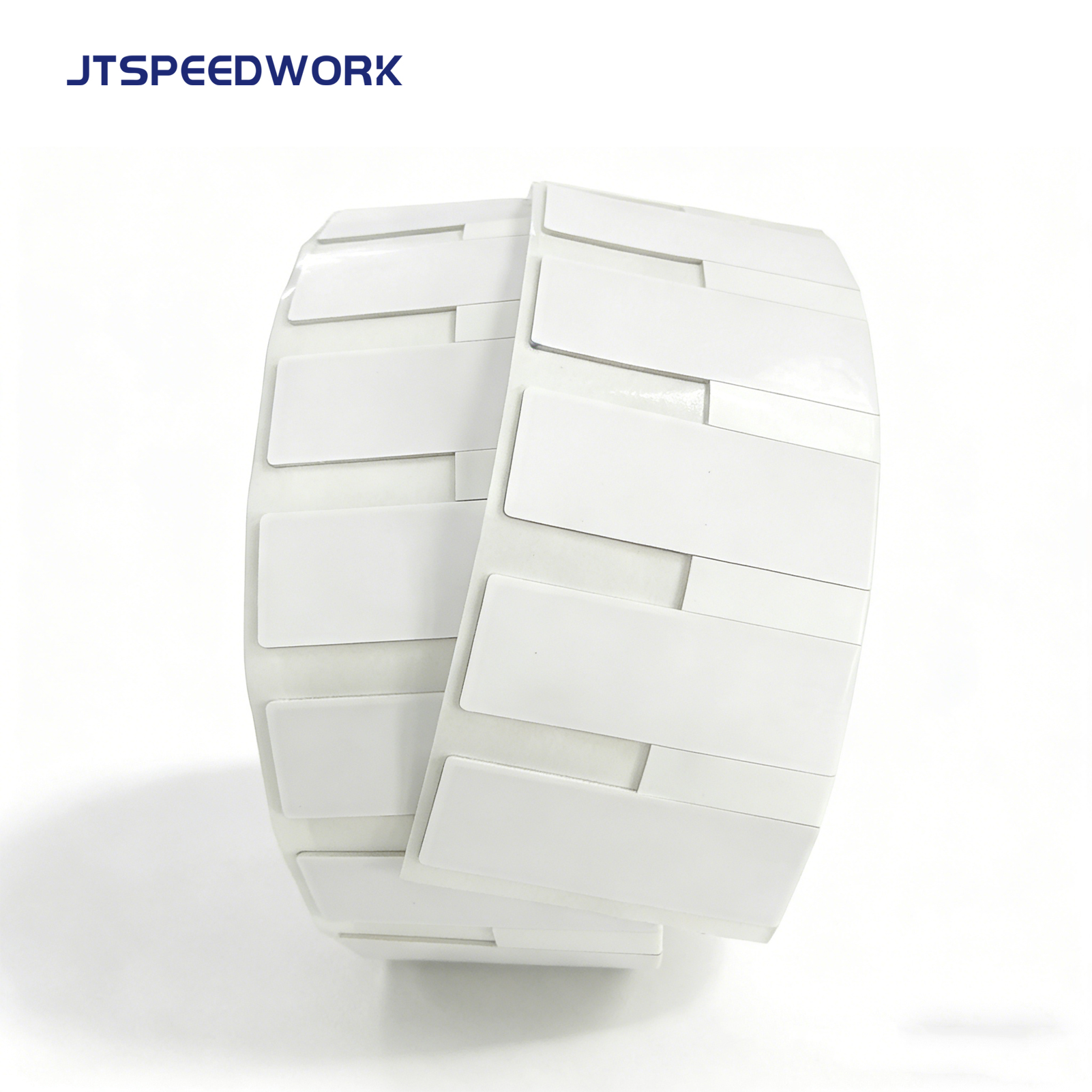 JT-K7025 Nhãn dán RFID UHF chống giả mạo, kích thước 70*25*1.26mm, tần số 860-960MHZ, dán trên bề mặt kim loại, tích hợp chip Impinj Monza R6-P.